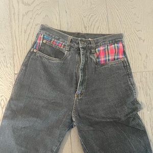 No Boundaries Vintage patched grey jeans